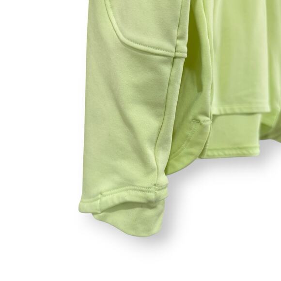 Under Armour Women’s L Neon Yellow Cold Gear Fitted Mock Neck 1/4 Zip Running - Picture 3 of 9